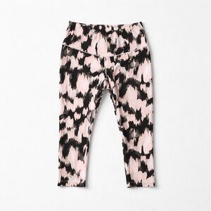 The North Face Women’s FlashDry Capri Leggings Medium Pink Black High Rise